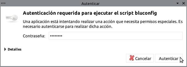 Contraseña de administrador en Quirinux